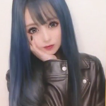 村越芽衣ブルーの髪に染めてみた結果