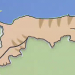 鳥取県と島根県との県境・境港があるエリアは”とっとらちゃん”の尻尾の形!?