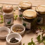 まーさんちの庭・ハーブソルト&トゥルシージェノベーゼ&ハーブティ