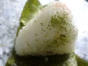 海人の藻塩（抹茶塩むすび）
